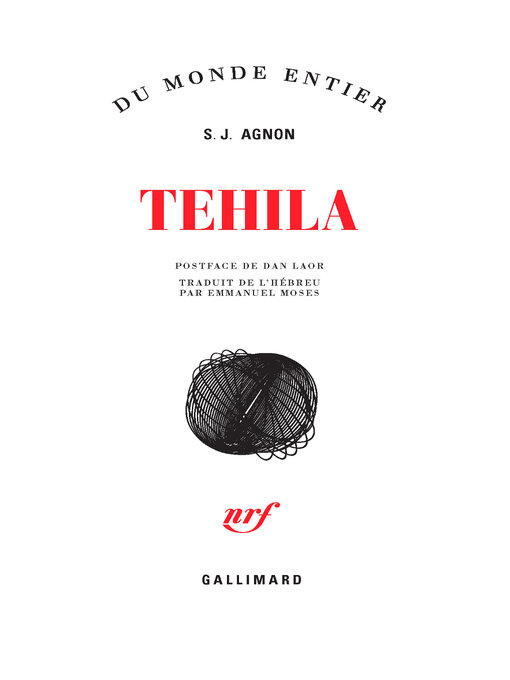 Title details for Tehila by Emmanuel Moses - Wait list